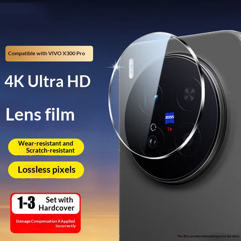 Photography Vivo X300 Pro - ฟิล์มกระจกนิรภัยแบบเต็มเลนส์กล้องหลัง 3 มิติ สำหรับ vivo X300