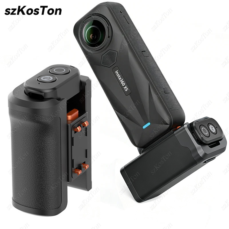 Photography Grip Insta360 X5 - ด้ามจับอลูมิเนียมสำหรับ Insta360 X5 X4 Air Photography