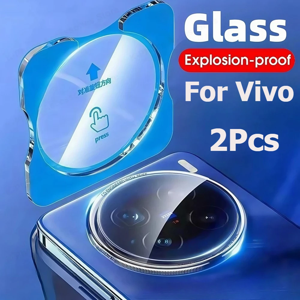 Photography Vivo X300 Pro - 2 ชิ้นกระจกนิรภัยป้องกันกล้องสำหรับวีโว่ X300/เอ็กซ์ 300 โปรฝาครอบเลนส์ด้านหลัง