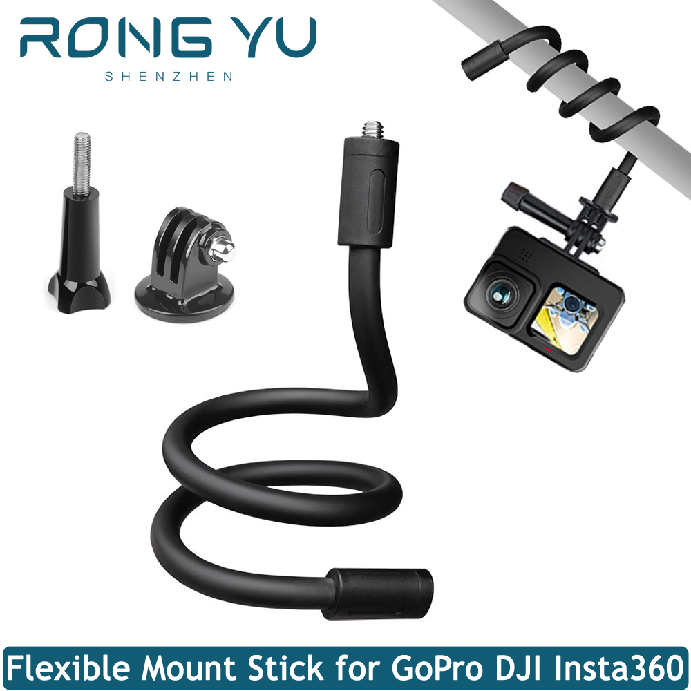 Photography Grip Insta360 X5 - ขาตั้งกล้องแบบยืดหยุ่น ไม้เซลฟี่ สำหรับกล้อง GoPro Hero13 12