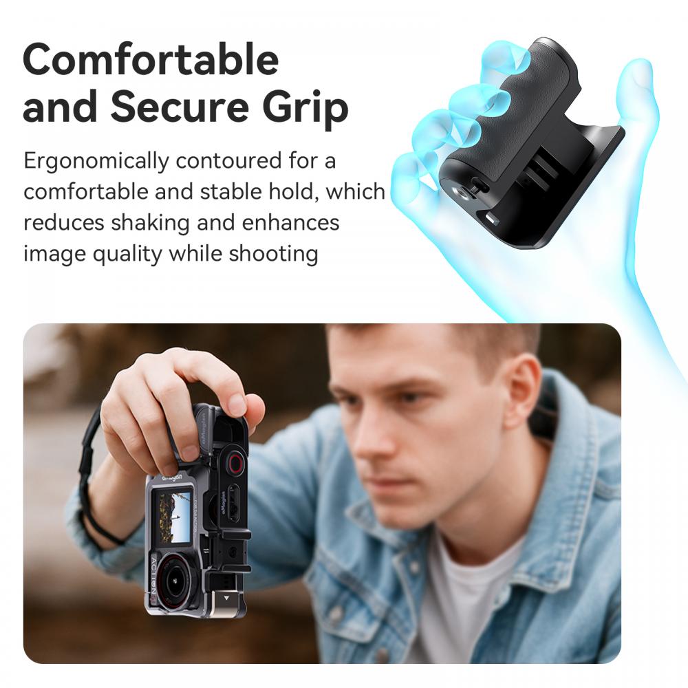 ด้ามจับถ่ายภาพแนวสตรีท สำหรับก - Photography Grip Insta360 X5 บทวิจารณ์และราคา