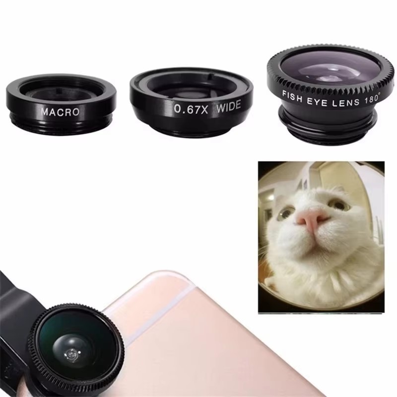 เลนส์มือถือ 3-in-1 แบบฟิชอาย 0 - Photography With Mobile บทวิจารณ์และราคา