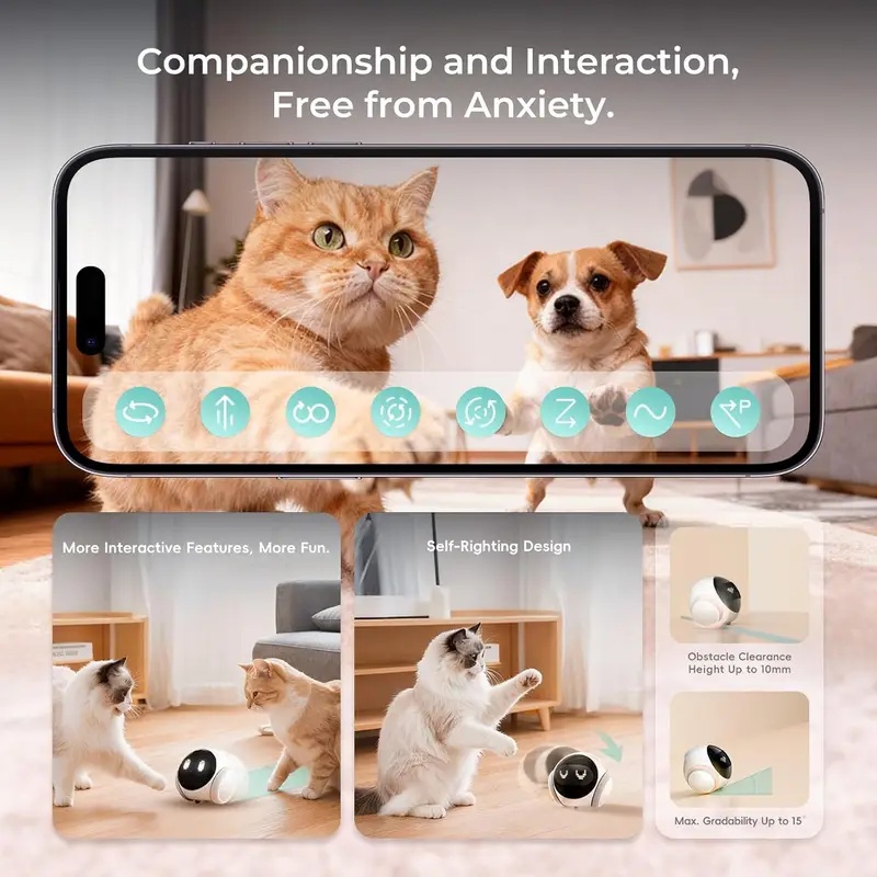 กล้องหุ่นยนต์สัตว์เลี้ยงในร่มแ - Photography With Mobile บทวิจารณ์และราคา