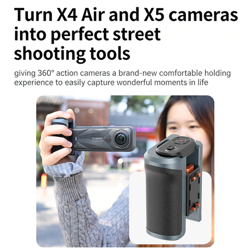 ด้ามจับถ่ายภาพทางอากาศ Insta36 - Photography Grip Insta360 X5 บทวิจารณ์และราคา