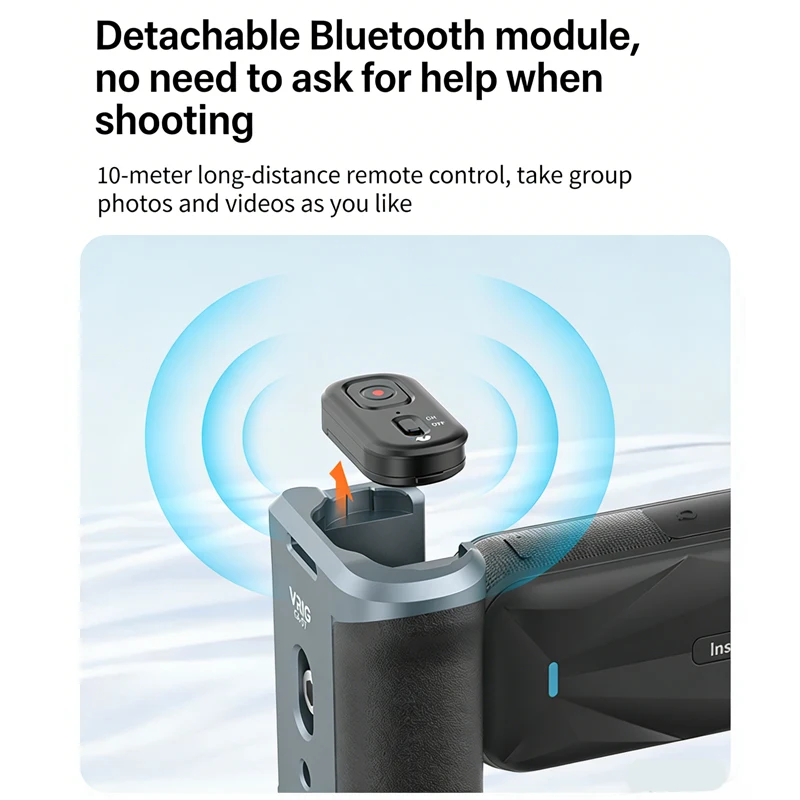 ด้ามจับถ่ายภาพทางอากาศ Insta36 - Photography Grip Insta360 X5 บทวิจารณ์และราคา