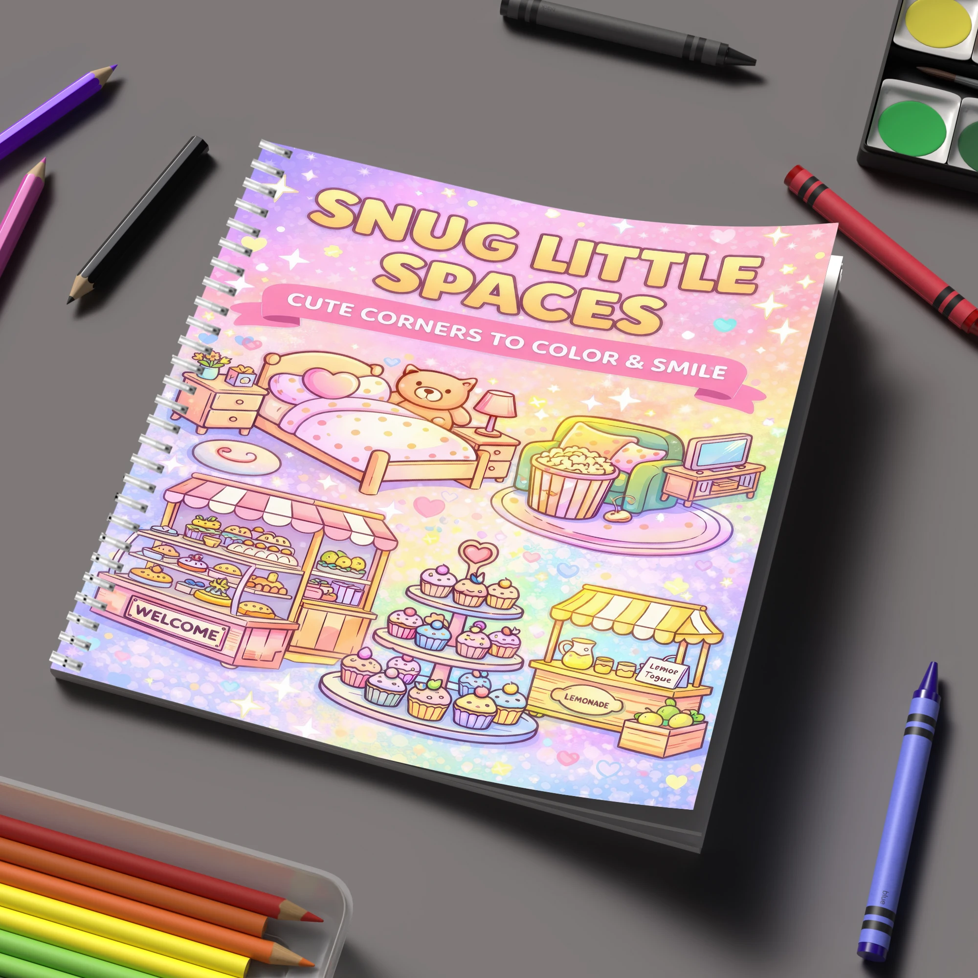 สมุดระบายสี Little Spaces สำหร - Photography Of Book บทวิจารณ์และราคา
