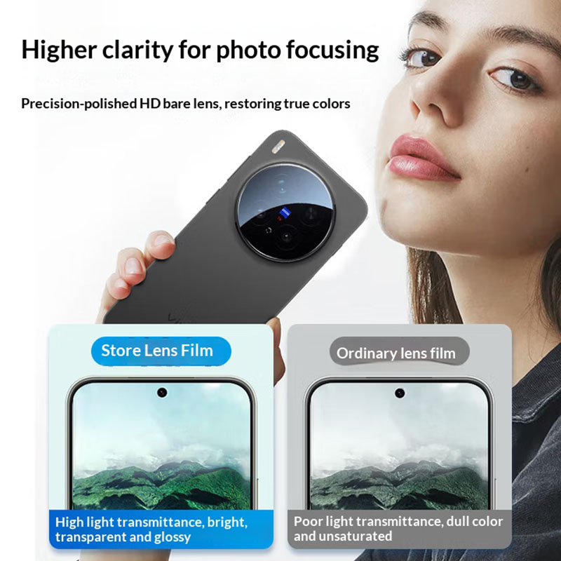 ฟิล์มกระจกนิรภัยแบบเต็มเลนส์กล - Photography Vivo X300 Pro บทวิจารณ์และราคา