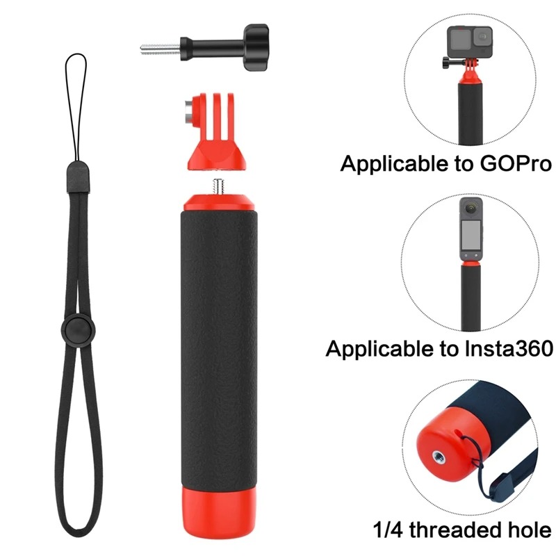 ที่จับลอยน้ำสำหรับ Insta360 X6 - Photography Grip Insta360 X5 บทวิจารณ์และราคา