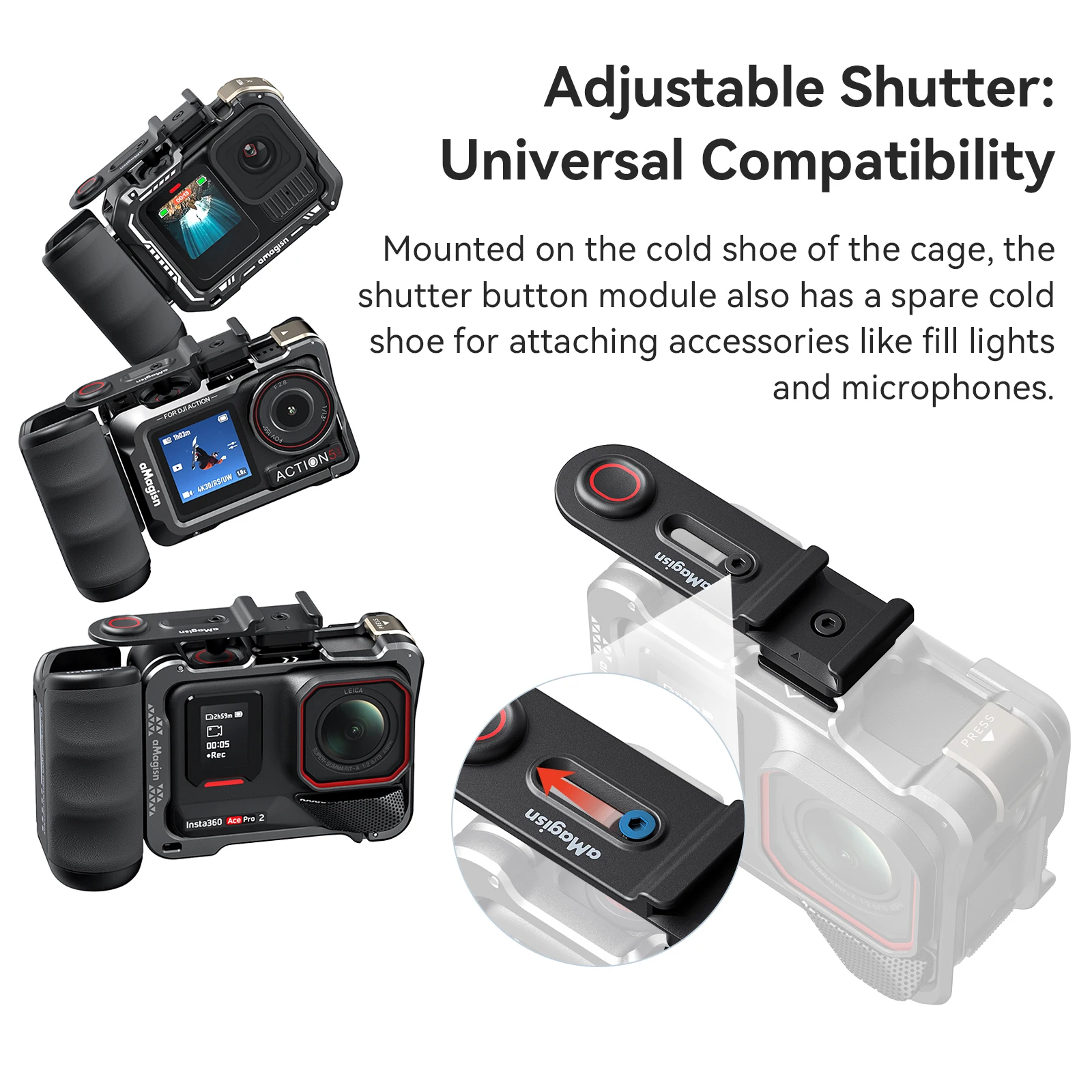 Universal การถ่ายภาพ Handle Gr - Photography Grip Insta360 X5 บทวิจารณ์และราคา