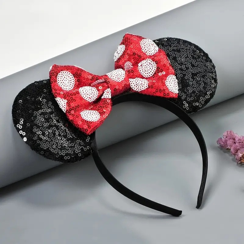 1 PC Mickey Minnie หูน่ารักโบว - Photography Of The Day บทวิจารณ์และราคา