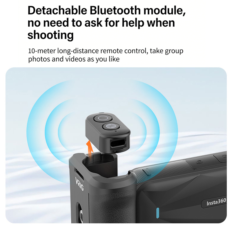 ด้ามจับอลูมิเนียมสำหรับ Insta3 - Photography Grip Insta360 X5 บทวิจารณ์และราคา
