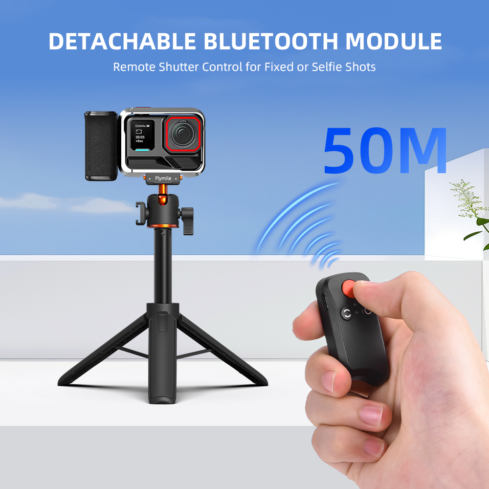 ด้ามจับบลูทูธ Flymile 50M พร้อ - Photography Grip Insta360 X5 บทวิจารณ์และราคา