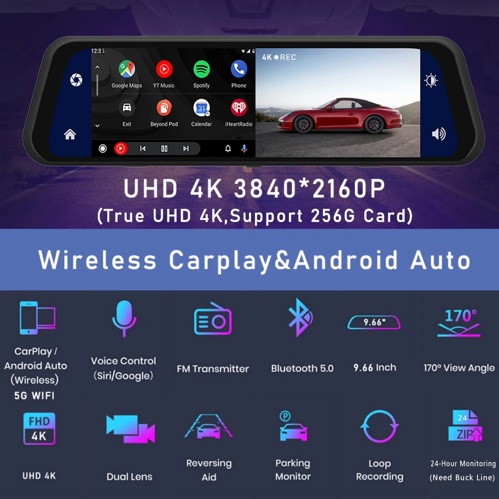 Dash Cam 4K 2160P รถ Dvr CarPl - Xiaomi Photography Kit บทวิจารณ์และราคา