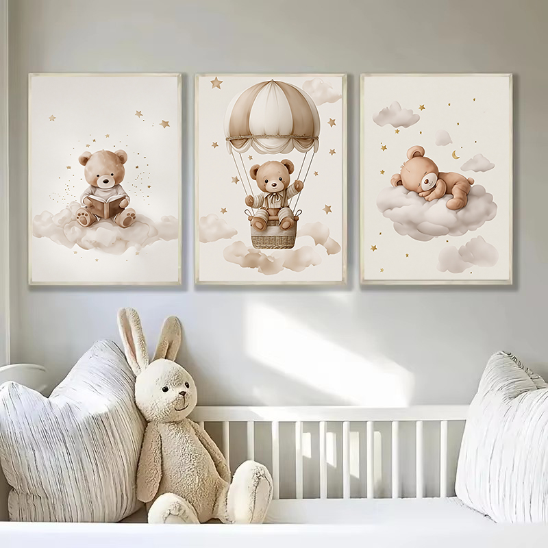 ภาพพิมพ์ผ้าแคนวาสลายหมีเท็ดดี้ - Photography Interior บทวิจารณ์และราคา